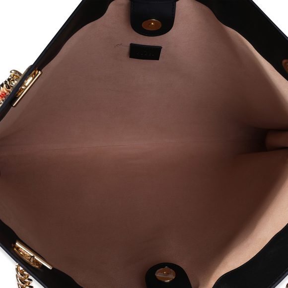 Gucci Red & White Tweed Large Rajah Tote - Picture 3 of 6